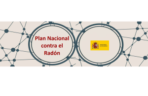 Publicación Plan Nacional contra el Radón